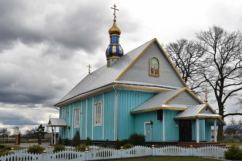 Церква Параскеви (дер.) (1794 рік) - вигляд з північного заходу - Самари (вул. Соборна, 51) Ковельський (колишній Ратнівський) район Волинська область Україна