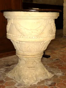 Baptismal font of église Saint-Michel de Juziers