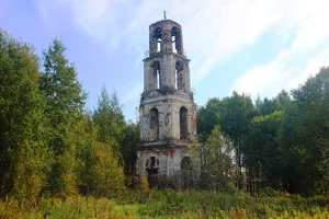 Belltower of Our Lady of Vladimir church, Tolstikovo