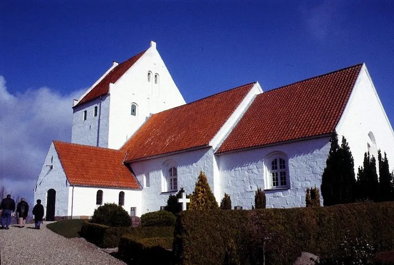 Gelsted Kirke i Danmark. Gelsted kirke