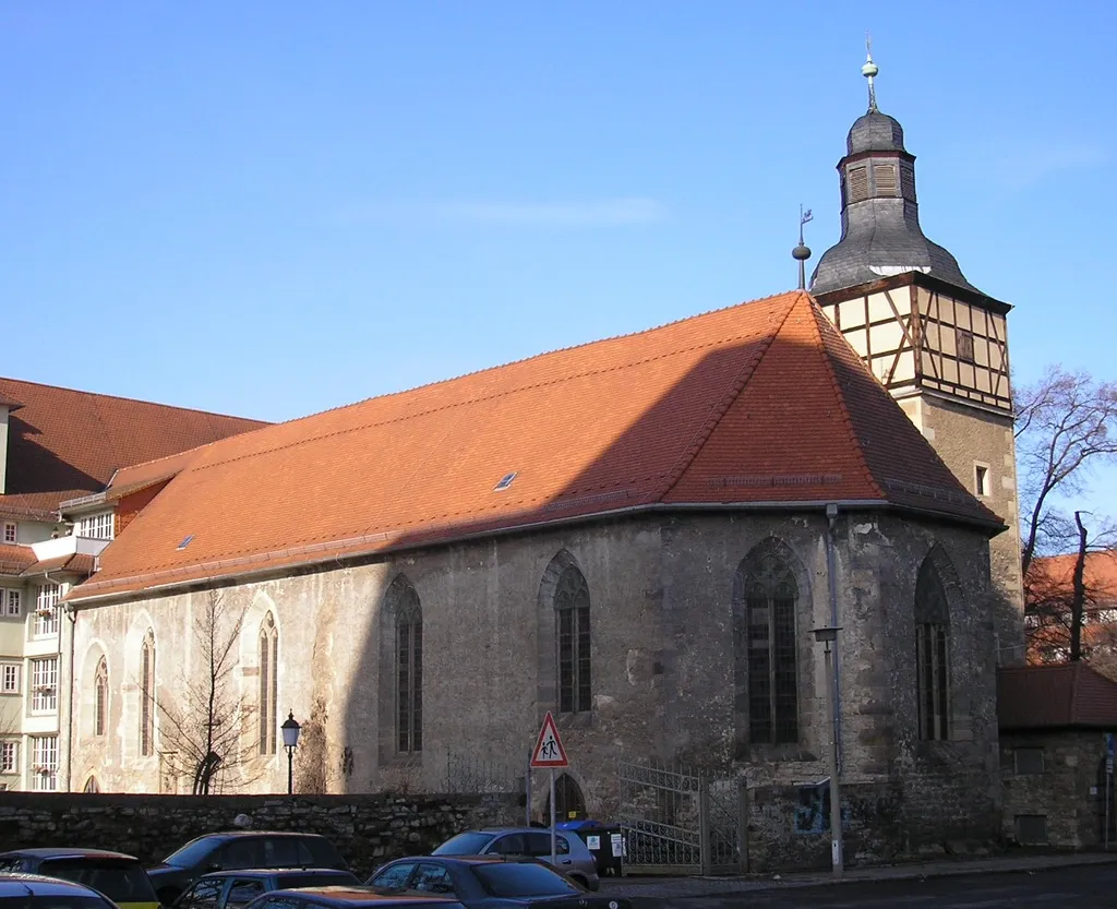 Die Hospitalkirche in Erfurt (Thüringen).