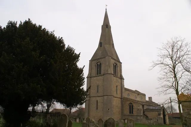 St Stephen's parish church, Etton, Soke of Peterborough, seen from the southwest