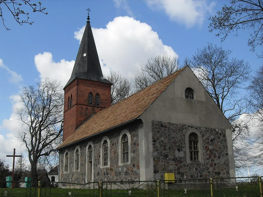 Our Lady of Częstochowa church in Karścino, Poland