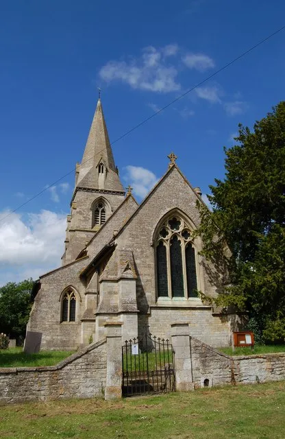 St Peter's parish church, Stainby, Lincolnshire, seen from the east