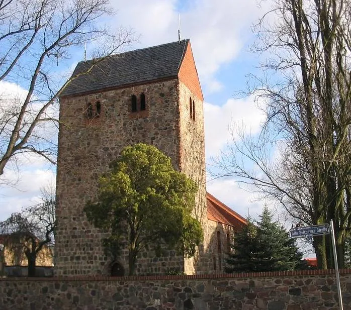 Stonechurch Selchow, built probably in 13th century. The village Selchow is a part of the municipality Schönefeld in the district Dahme-Spree, state Brandenburg, Germany.