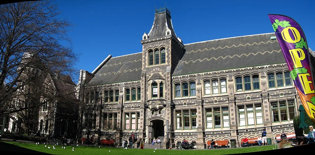 Old Chemistry Building of Canterbury College (now Christchurch Arts Centre), Christchurch, New Zealand. New Zealand Historic Places Trust Register number: 7301.