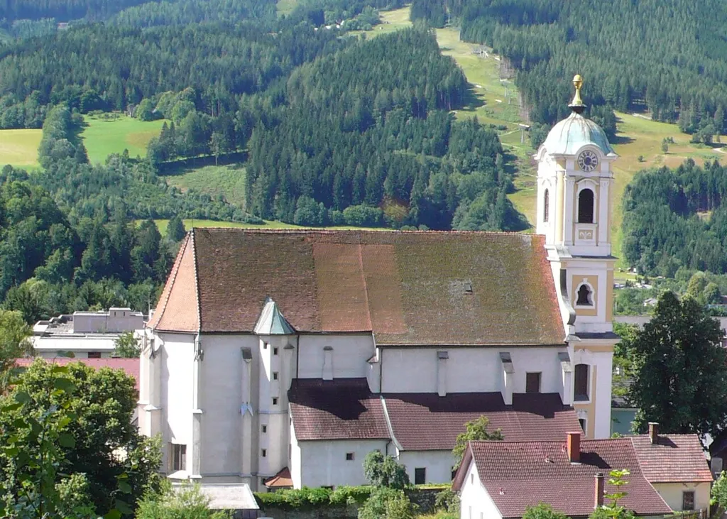 Kath. Pfarrkirche hl. Nikolaus in Mautern, Bezirk Leoben, Steiermark, Österreich