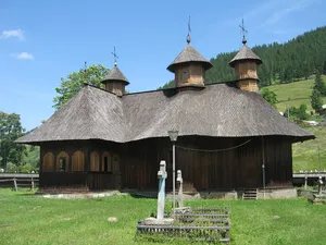 Wooden church in Colacu, Suceava