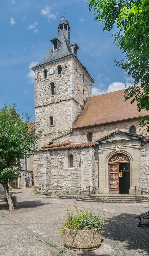 Saint Stephen Church of Cajarc, Lot, France