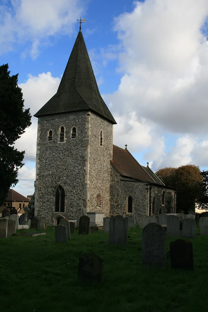 The Invicta monument can be found in the churchyard telling the legend of how the Men of Kent and Kentish Men were not beaten by the Norman invaders in 1067