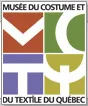 Logo du Musée du costume et du textile du Québec. 349, rue Riverside Saint-Lambert (Québec) Canada