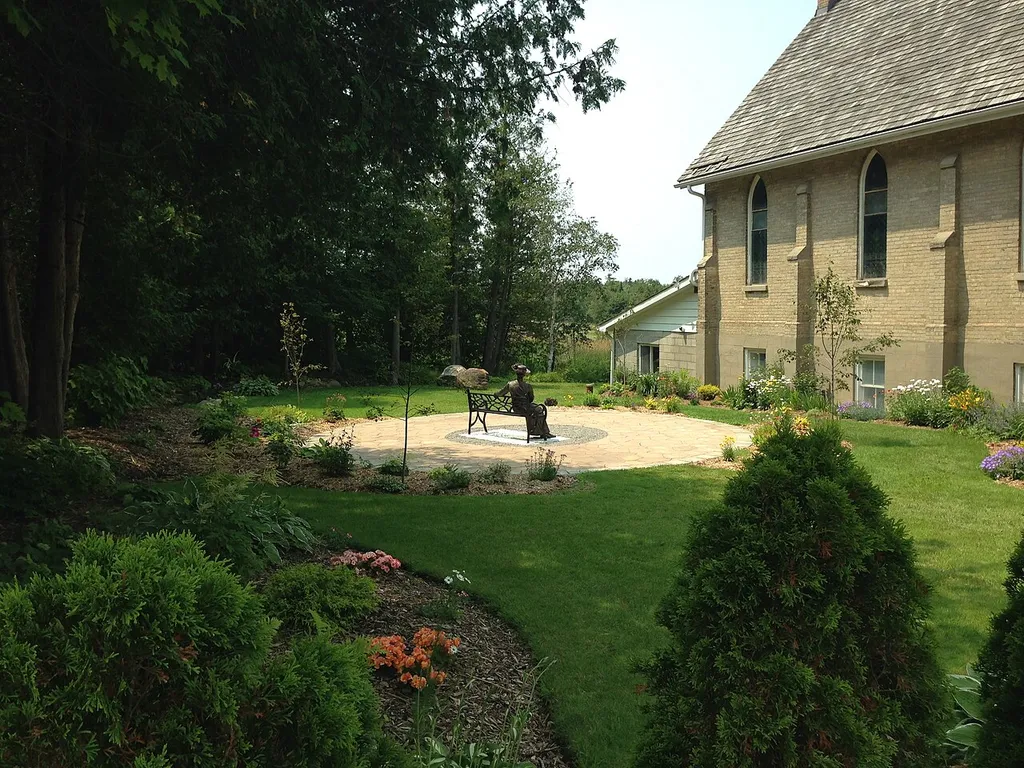 Only life-size bronze statue of Lucy Maud Montgomery in the world