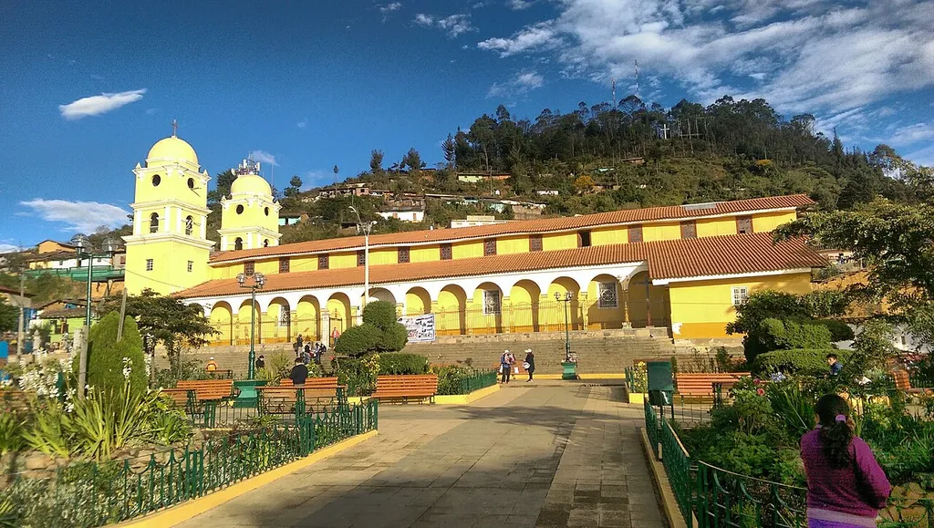 The church "Nuestra Señora del Pilar" in Ayabaca, Department of Piura, Peru