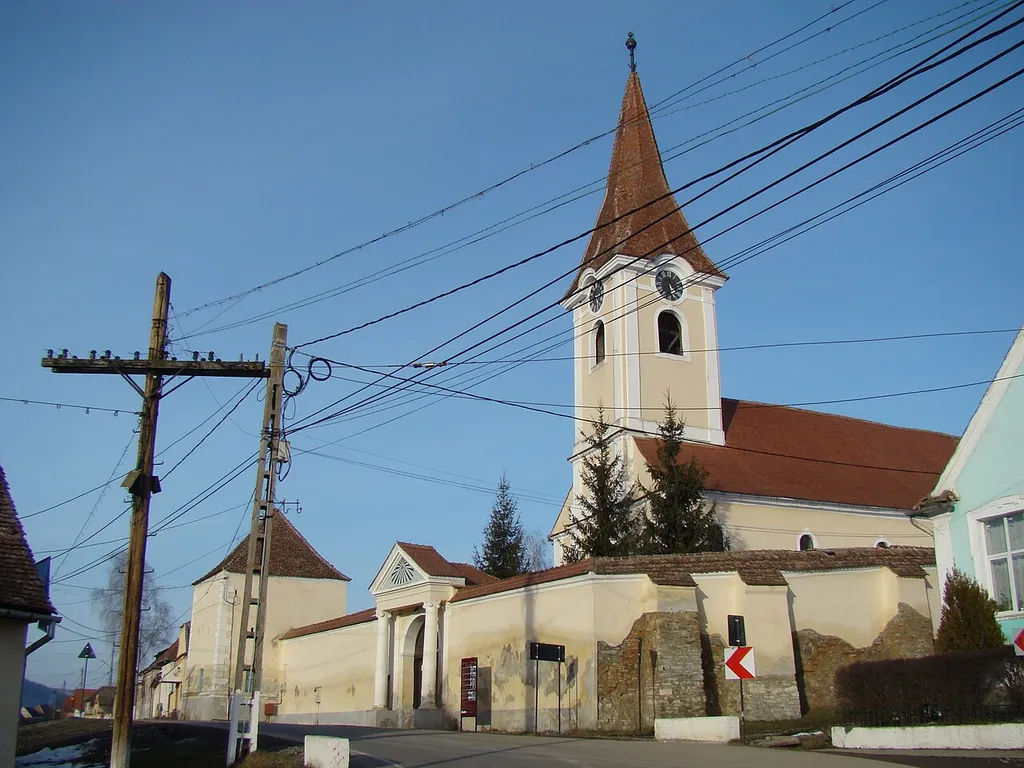 Ansamblul bisericii evanghelice fortificate, sat Zagăr; comuna Zagăr