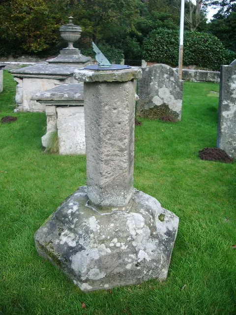 Sundial in All Saints' parish churchyard, Grinshill, Shropshire