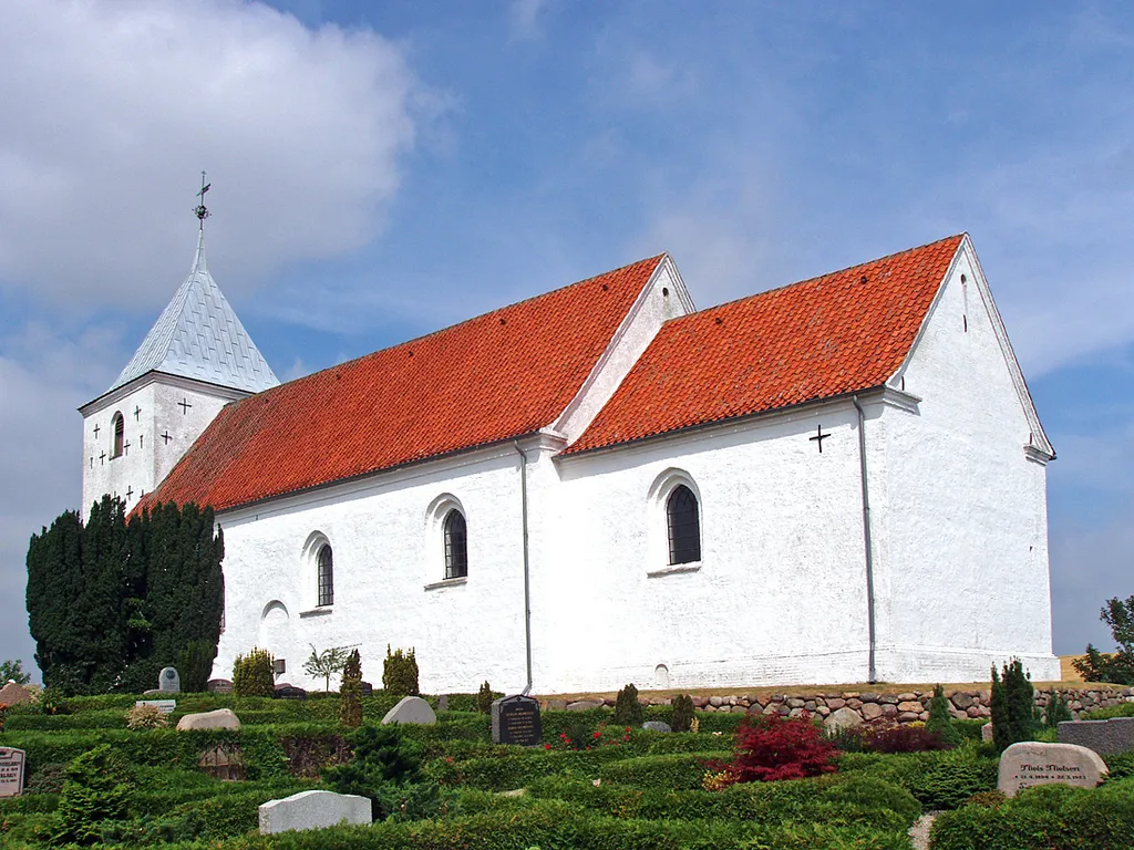 Ovsted Kirke Skanderborg Kommune, Voer Herred, Jylland, Denmark