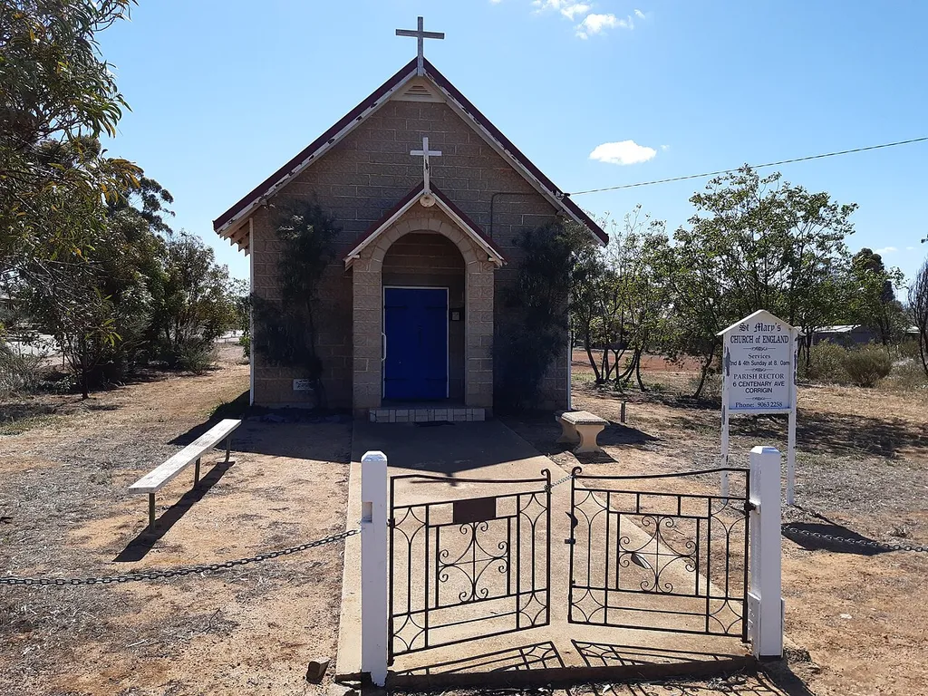 St Mary's Anglican Church, Kulin, Western Australia.