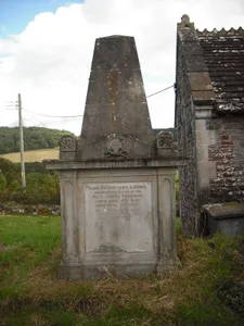 Robert Vaux monument in St Govan's churchyard