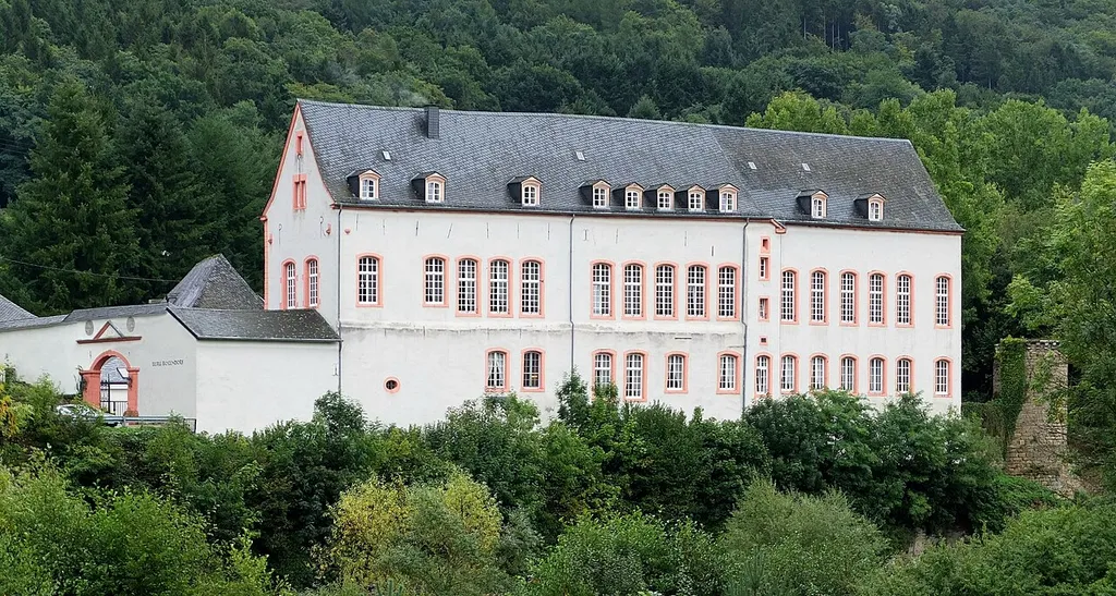 Bollendorf Castle, Eifel, Germany, view from W.
