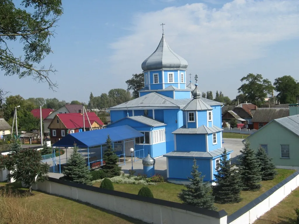 Кобрын. Драўляная царква