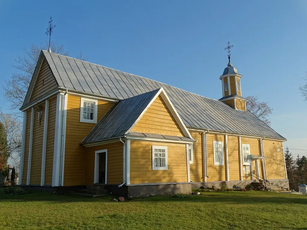 Church of the Exaltation of the Holy Cross in Aviliai, Zarasai district, Lithuania