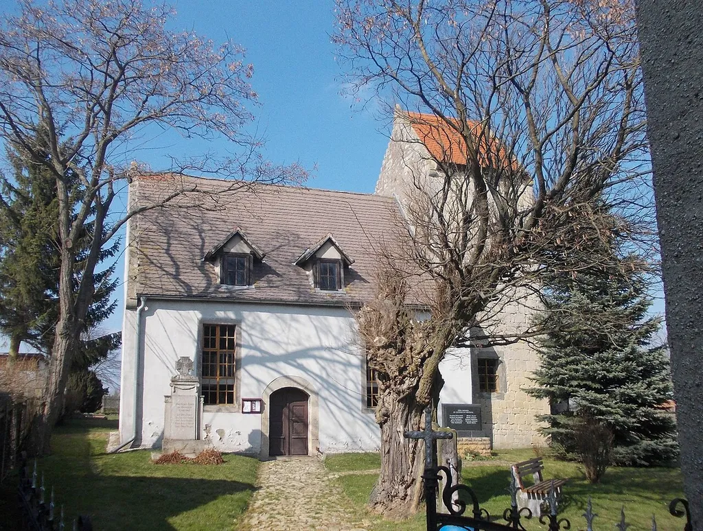 St. George's Church in Krawinkel (Bad Bibra, district: Burgenlandkreis, Saxony-Anhalt)