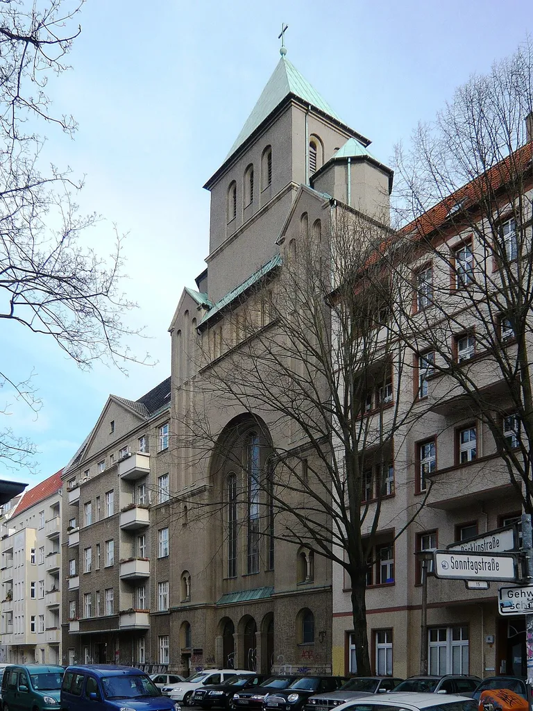 Friedrichshain: Böcklinstraße, Kirche
