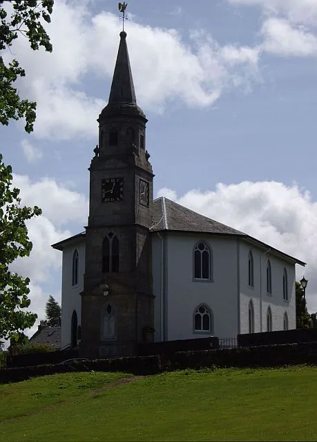 Eaglesham Parish Church The present church was designed by Robert McLachlane and completed in 1790. The church was originally a small octagonal building and later altered in 1890.