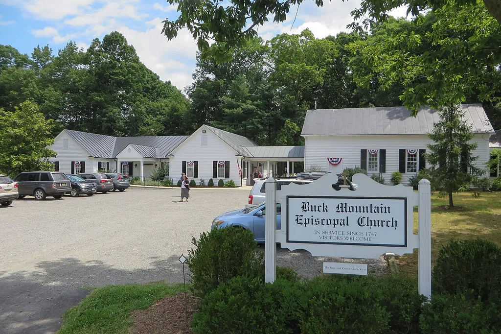 exterior photo of Buck Mountain Episcopal Church, Earlysville, VA USA