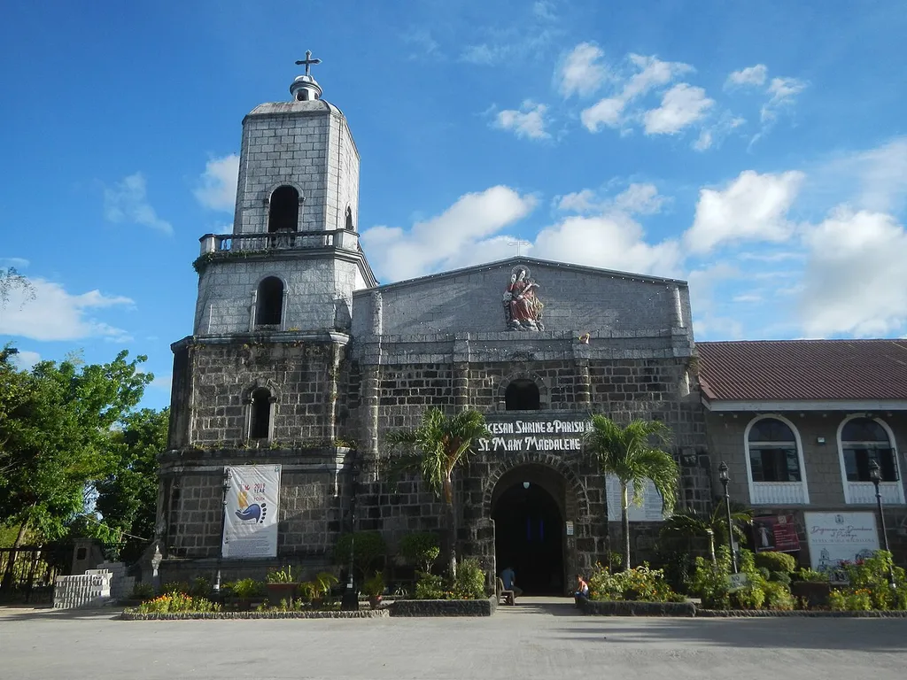 Diocesan Shrine-Parish &amp; Museum of Saint Mary Magdalene (Pililla, Rizal) Saint Mary Magdalene Parish Church (Pililla, Rizal) Museo de Santa Maria Magdalena Diocesan Shrine-Parish &amp; Museum of Saint Mary Magdalene (Pililla, Rizal) in Barangay Imatong, Pililla, Rizal 14.4841, 121.3137 Pililla, Rizal (Note: Judge Florentino Floro, the owner, to repeat, Donor Florentino Floro of all these photos hereby donate gratuitously, freely and unconditionally all these photos to and for Wikimedia Commons, exclusively, for public use of the public domain, and again without any condition whatsoever).
