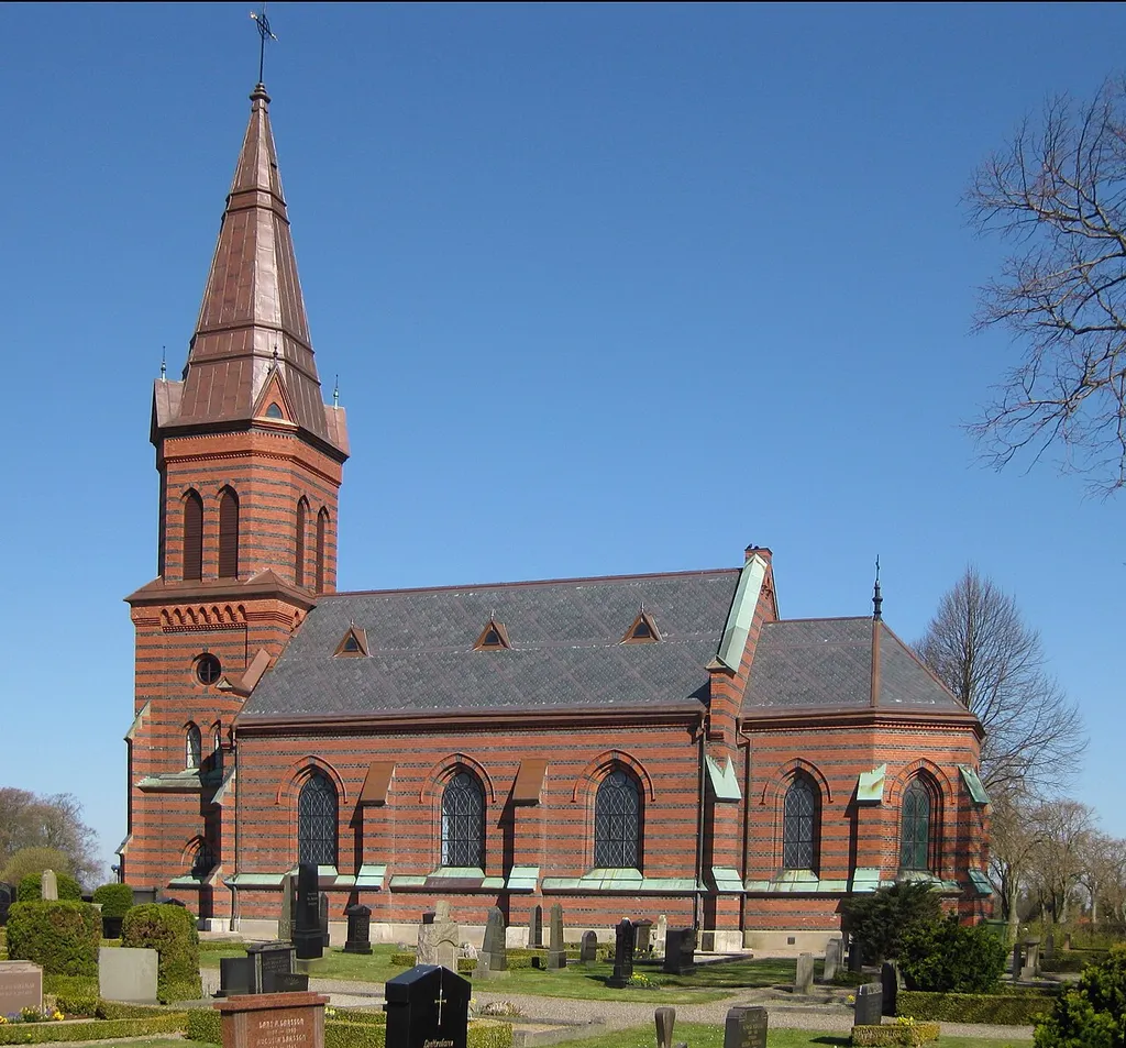 Öja church in Skåne, Sweden