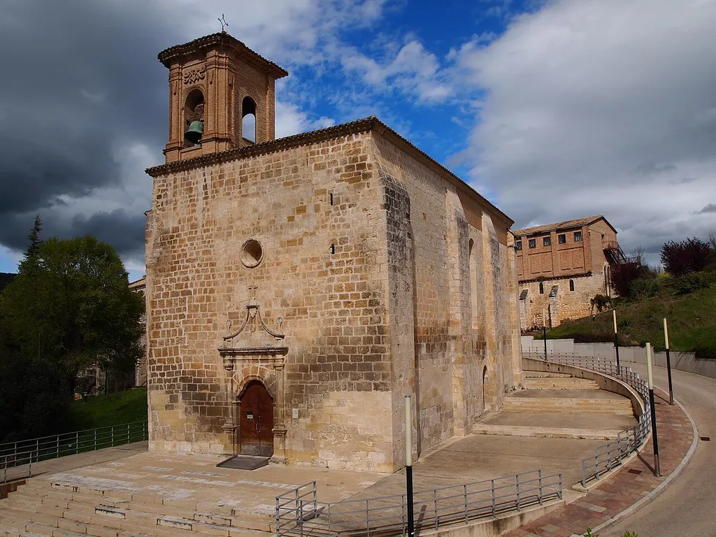 The Church of "Santa María Jus del Castillo" in Estella