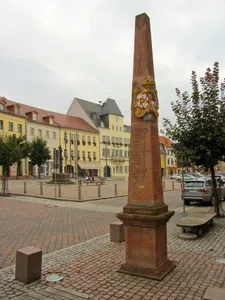 Polish-Saxon Post Milestone in Frankenberg/Sa.