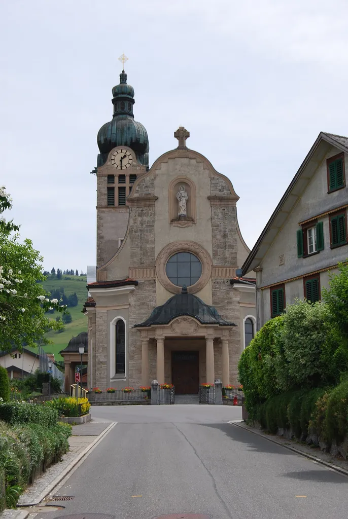 Church of Rieden, canton of St. Gallen, Switzerland