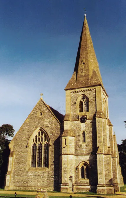 St John the Evangelist parish church, Lockerley, Hampshire, seen from the southwest