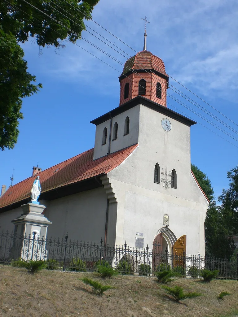 Our Lady of the Angels church in Obrzynowo, Poland