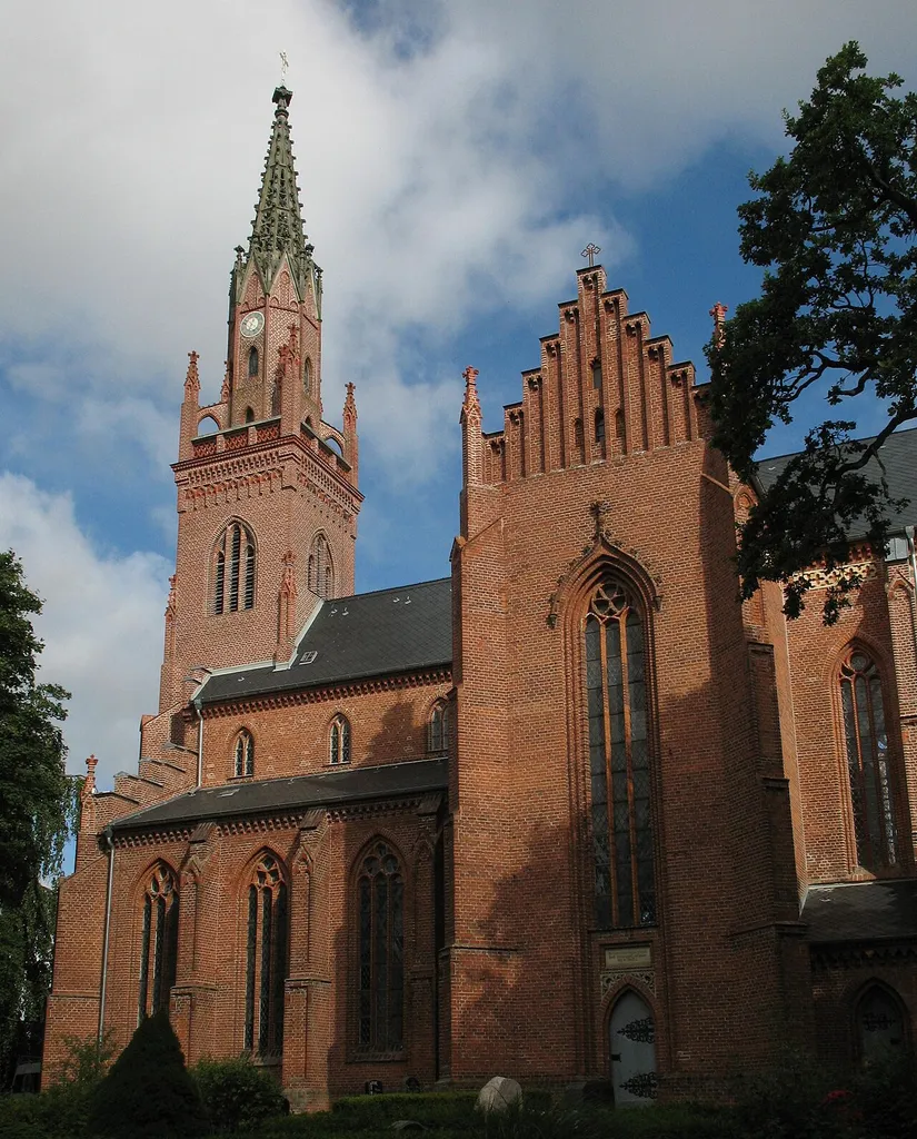 Church in Lalendorf-Schlieffenberg in Mecklenburg-Western Pomerania, Germany