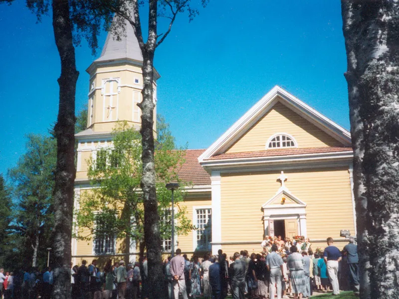 Lavia Church, Lavia, Finland. Completed in 1823. Architect: Charles Bassi.