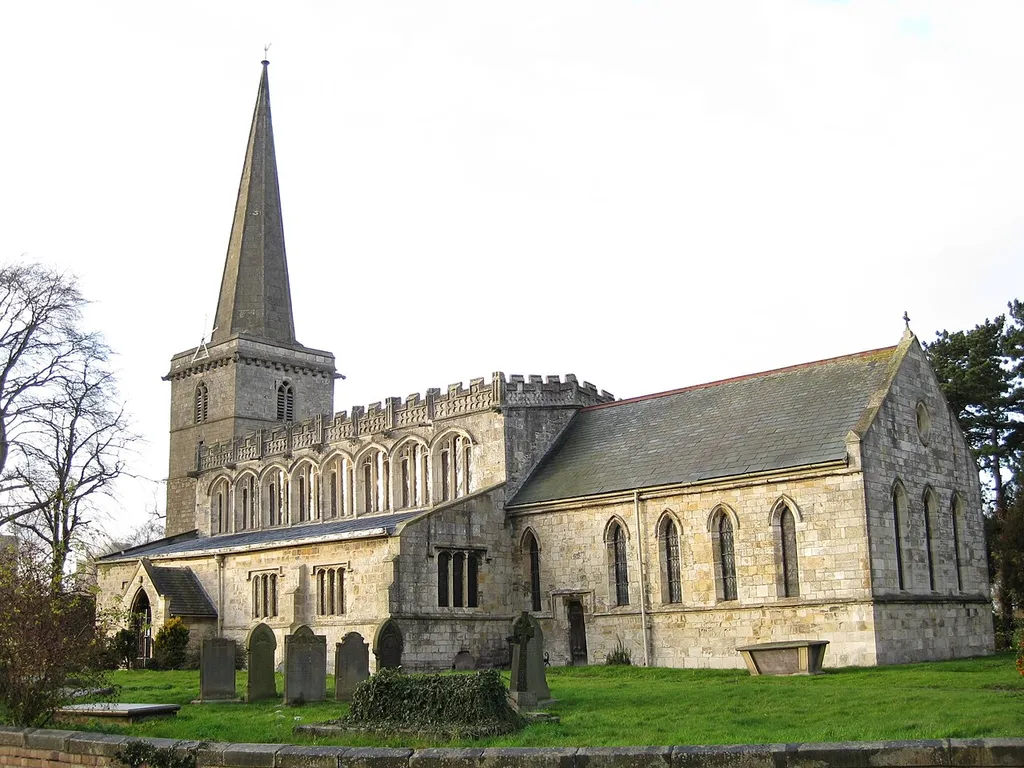 SS Peter and Paul parish church, Drax, North Yorkshire, seen from the southeast