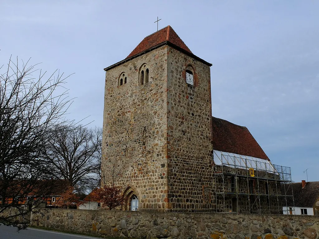 Church in Kunow, Brandenburg.