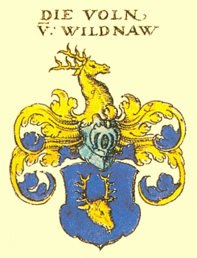 Wappen der Schwäbischen Adelsfamilie Vol von Wildenau / Wild von Wildenau?