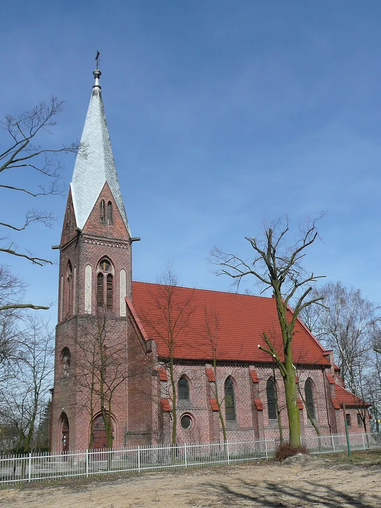 Church of the Assumption in Łubowo, Poland.
