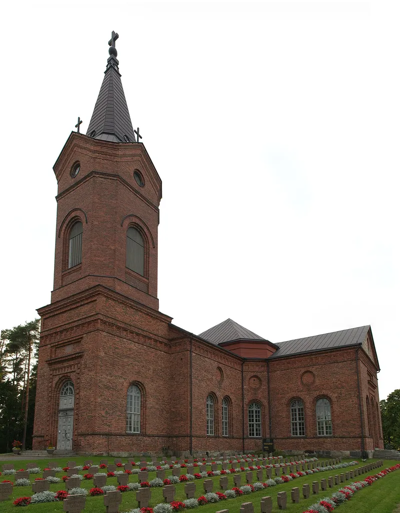 Pälkäne Church in Pälkäne, Finland, was designed by architect Carl Ludvig Engel and built in 1836–1839.