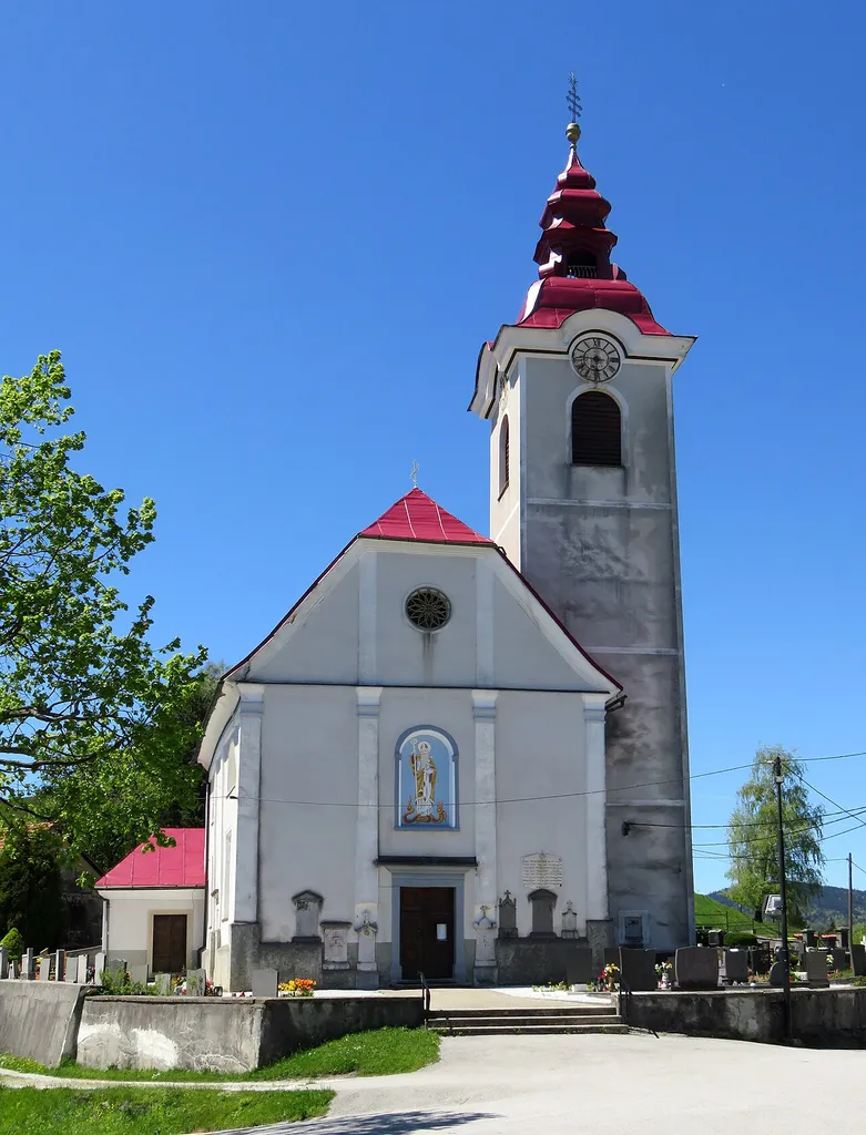 Saint Gotthard's Church in Šentgotard, Municipality of Zagorje ob Savi, Slovenia