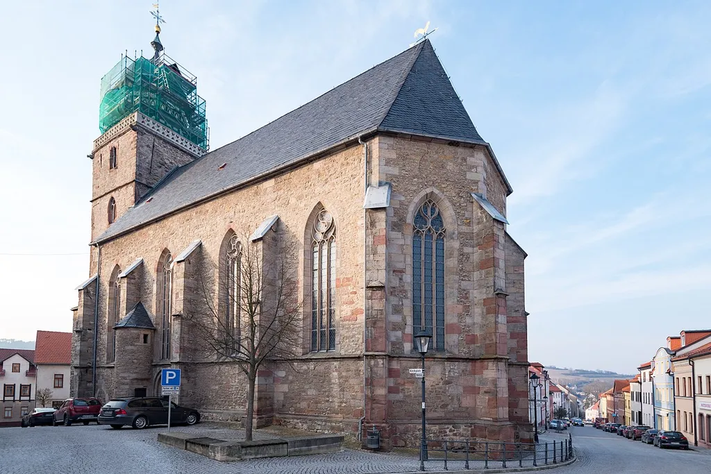 Geisa, Kirchenplatz, kath. Kirche