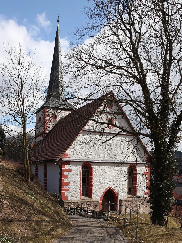 Evangelisch-Lutherische Kirche in Hinternah, OT von Nahetal-Waldau, Landkreis Hildburghausen