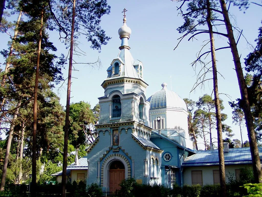 Jūrmala, pareizticīgo baznīca Dubultos 2005-07-08