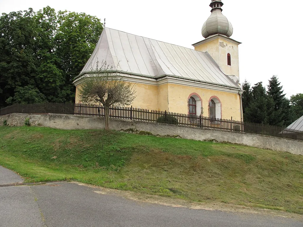 Chapelin Rovná. Pelhřimov District, Czech Republic.
