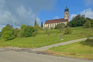 Landschaftliche Umgebung der Kirche