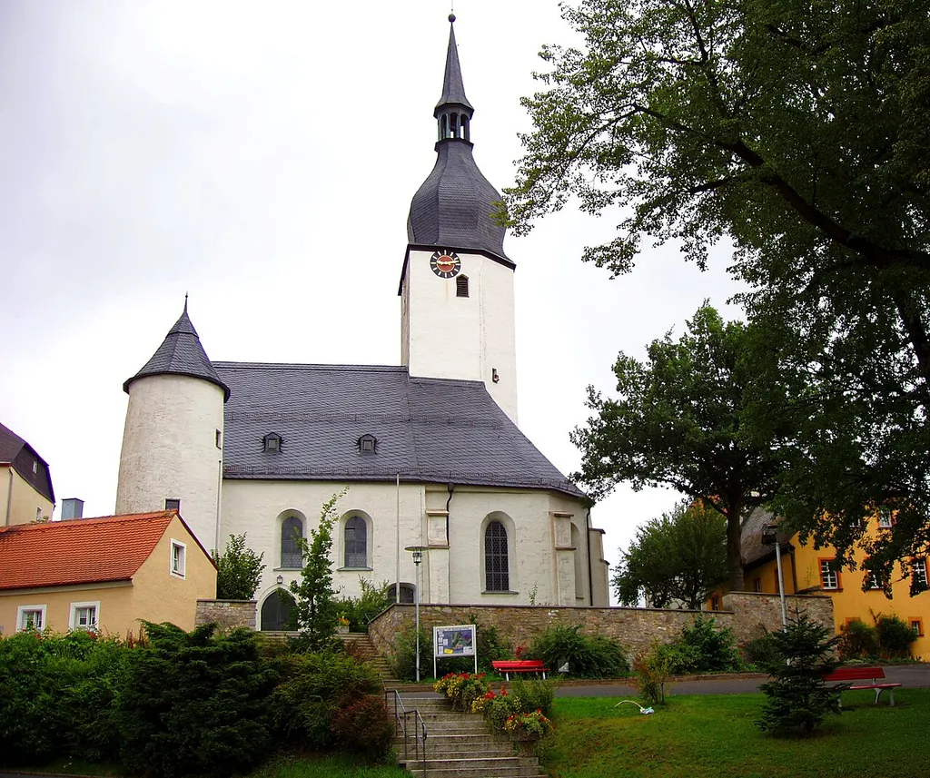 Evangelische Kirche St. Ägidius in Thiersheim aus der spätromanischen Zeit